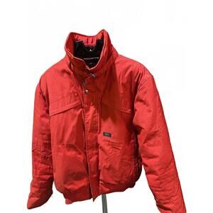 Vintage SERAC Red Insulated Jacket USA Sz 46